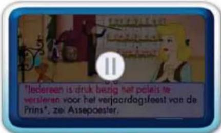 "Jedereen is druk bezig het palets te vastleren voor het verjaardogsleest van de Prins", zei Assepoester.