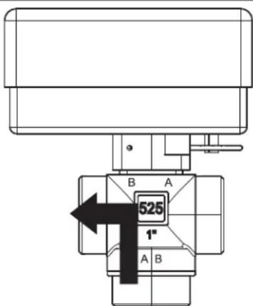 B A 525 1" A B