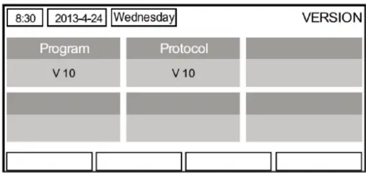 8:30 2013-4-24 Wednesday VERSION Program Protocol V 10 V 10