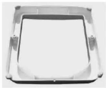 SureFlap DualScan Microchip - Installatie in houten of kunststof deuren of gipswanden - 1