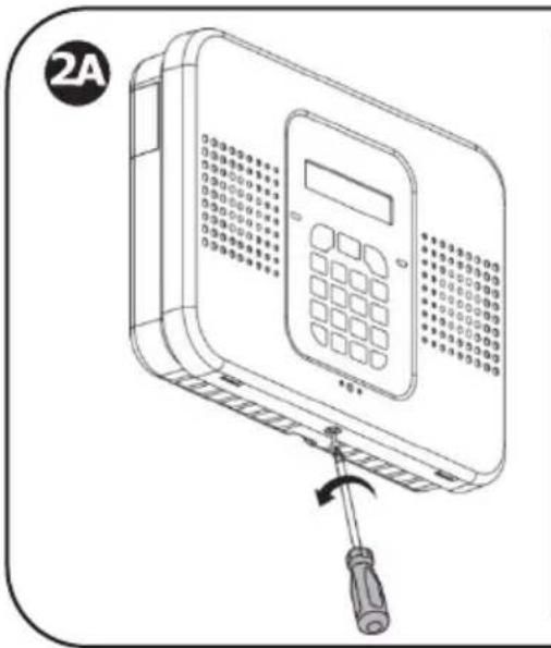 Electronics Line SecuPlace - Om het bedieningspaneel te bedraden: - 1