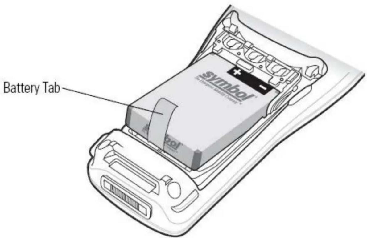 Dyka MC1000 - 2.3.5.Uitnemen van de accu - 1
