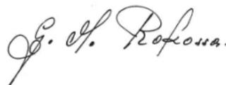 G. H. Rofosca.