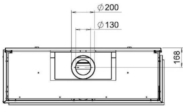 Ø200 Ø130 168