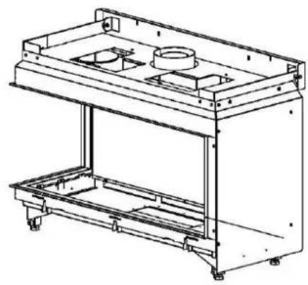 FABER Duet L - Maattekening toestel Linker uitvoering - 1