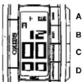 SEIKO W444 - ■HOUDT DE KNOPPEN A, B, C EN D GEDURENDE 2 À 3 SECONDEN TEGELIJK INGEDRUKT. - 1