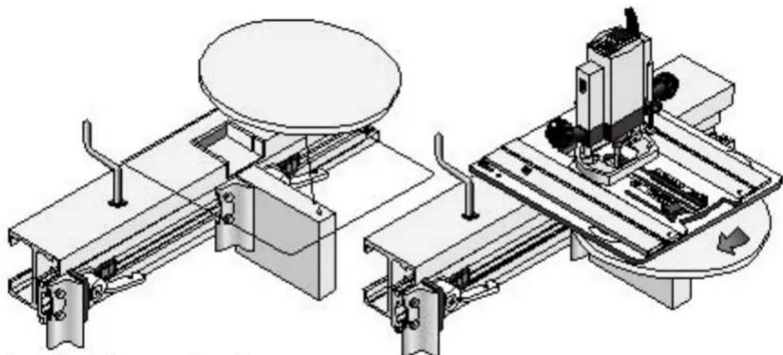 WoodRat WR5 - Voor het maken van ronde tafels etc., zonder een - 1