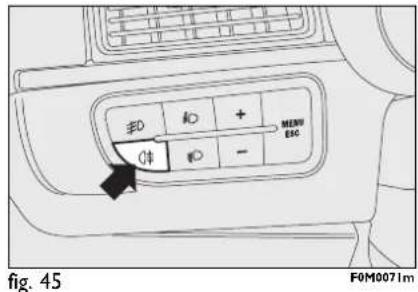 Abarth Grande Punto (2007) - MISTLAMPEN fig. 44 - 1