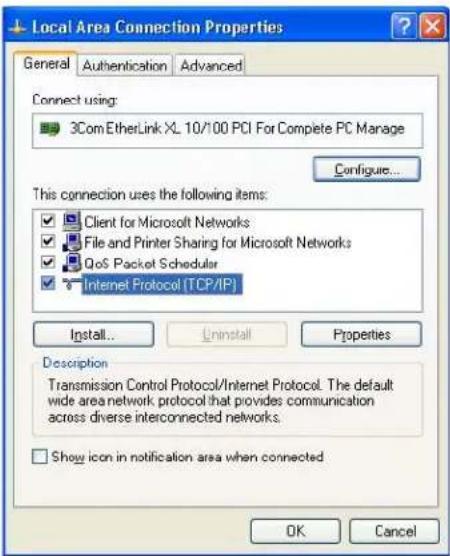 MOTOROLA SB5102 - TCP/IP-configuratie voor Windows XP, vervolg - 1