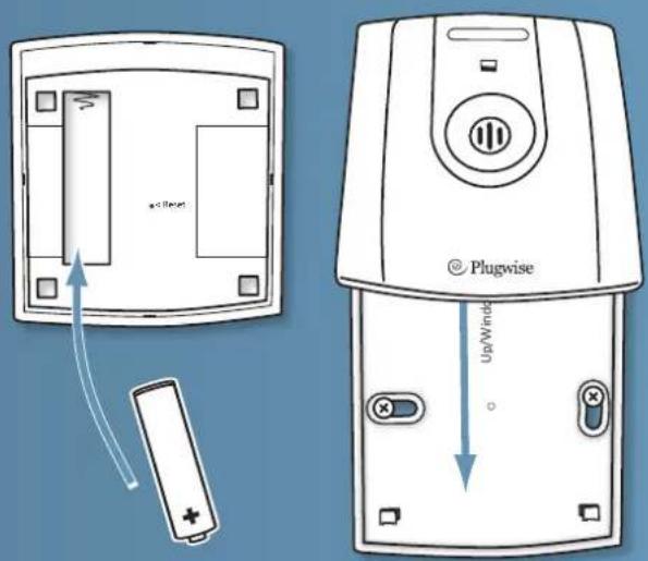 Plugwise Sense 070162 - Bevestig de Sense aan de muur - 1