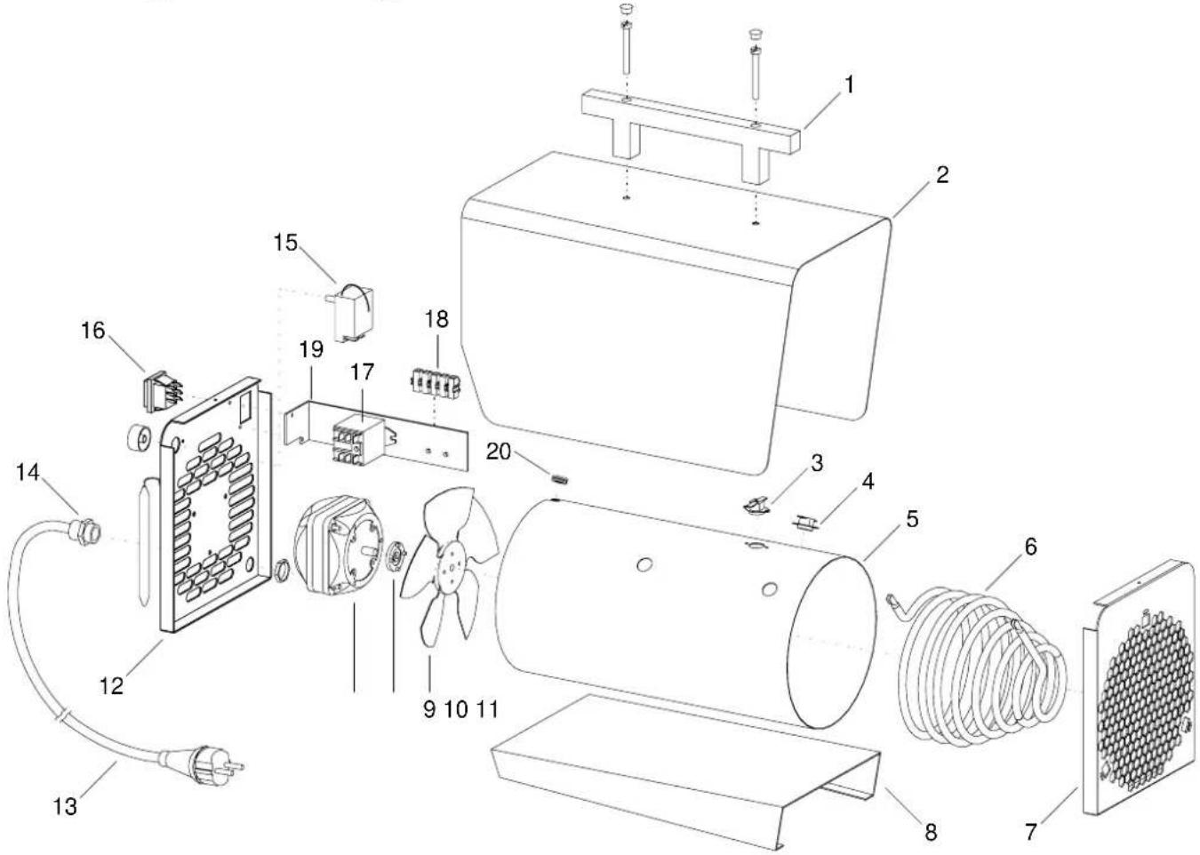 REMKO TX3000 - Schakelschema - 2