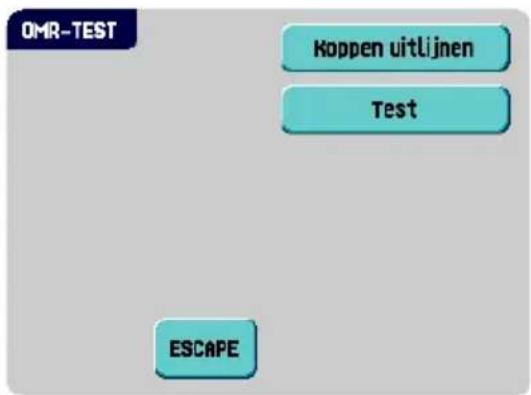 OMR-TEST Koppen uitlijnen Test ESCAPE