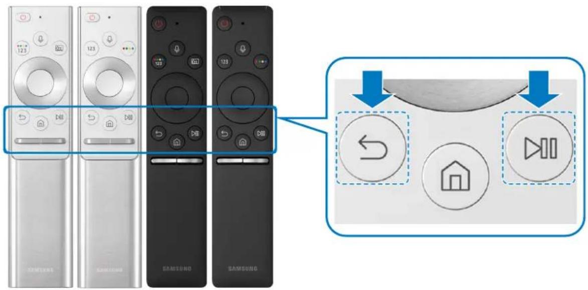 SAMSUNG UE40NU7190 - De Samsung Smart-afstandsbediening aansluiten op de tv - 1