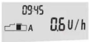 Accu-Chek D-TRONplus - Ingestelde basale hoeveelheid en geselecteerd profiel blokkeren of deblokkeren - 8