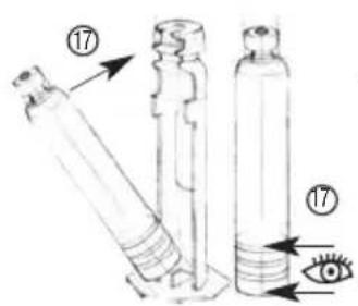 Accu-Chek D-TRONplus - 3.0 ml glaspatroon van de insulinepomp vullen (stap 16 t/m 24) - 1