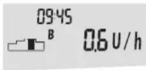 09:45 B 0.6 U/h