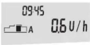 Accu-Chek D-TRONplus - Uitgangsstand (STOP/RUN) - 1