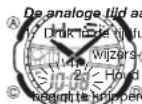 CASIO 4348 - De analoge tijd instellen - 1