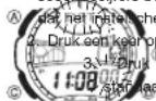 CASIO 4348 - Bij de digitale tijdfunctietijd tussen zomertijd (DST) en standaardtijd wisselen - 1