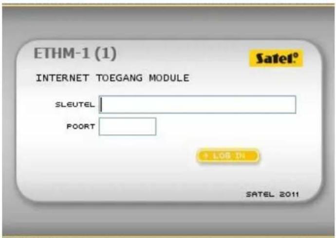 ETHM-1 (1) INTERNET TOEGANG MODULE SLEUTEL POORT + LOB IN SATEL 2011