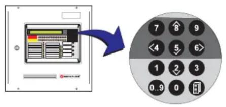 Notifier NF50 - Alfanumerieke Toetsen - 1