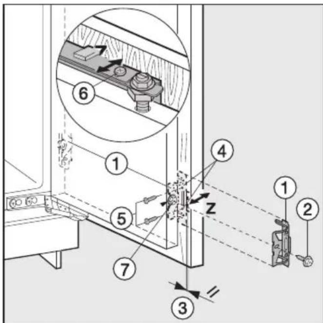 MIELE F 623 UI - Het inbouwen van het apparaat - 3