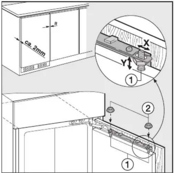 MIELE F 623 UI - Het inbouwen van het apparaat - 2