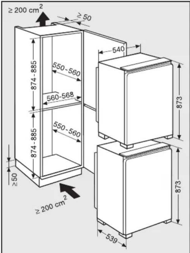 ≥200 cm² ≥50 874-885 550-560 560-568 550-560 874-885 ≥50 ≥200 cm² 539 873 873