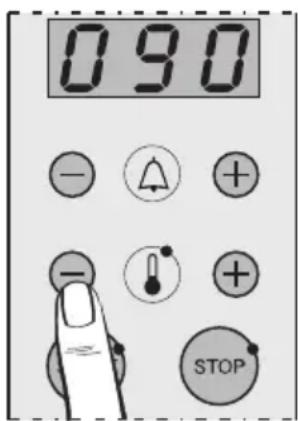 090 - ⬆ + - ! + STOP