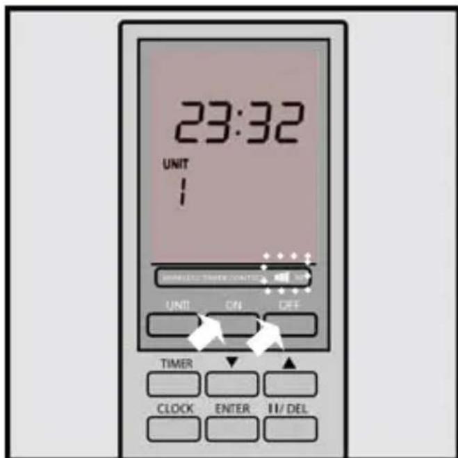 23:32 UNIT UNIT ON SEE TIMER CLOCK ENTER II/DEL