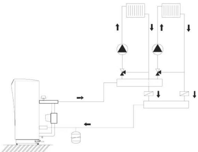 graph TD A["Feed Line"] --> B["Reactor Unit"] B --> C["Valve 1"] B --> D["Valve 2"] C --> E["Flow Path"] D --> F["Flow Path"] E --> G["Return Line"] F --> H["Return Line"] G --> I["Output"] H --> J["Output"]