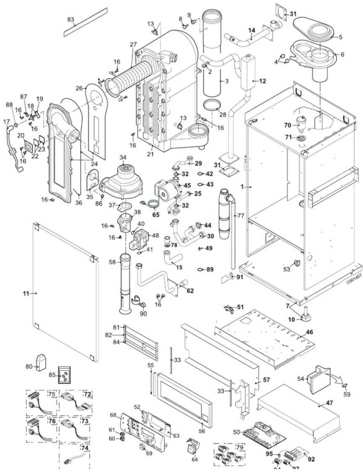 Oertli GSR140-35P - Reserveonderdelen - 1
