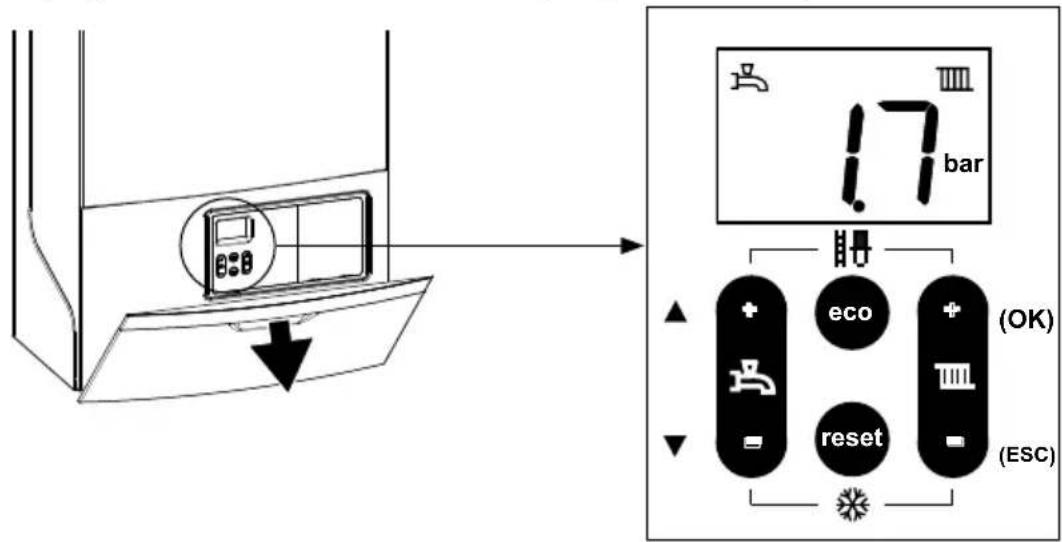 Atag i32S - Display en toetsen - 1