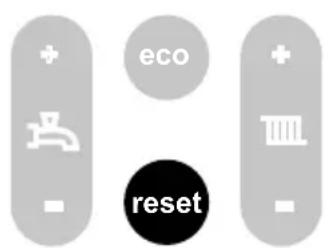 Atag i32S - Reset-toets - 1