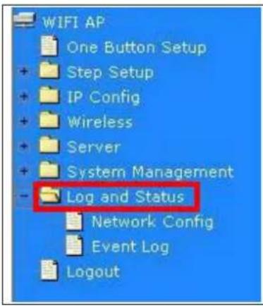 ZOLID Wireless-N - Log & Status - 1