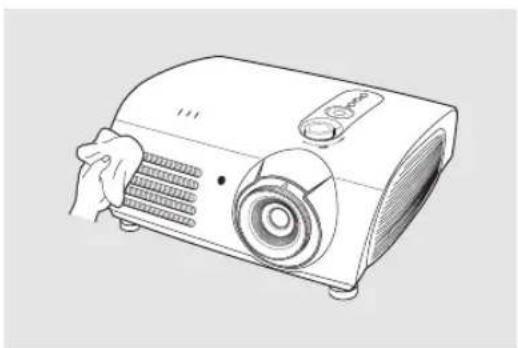 SAMSUNG SP-H500 - Projector en lens reinigen - 1