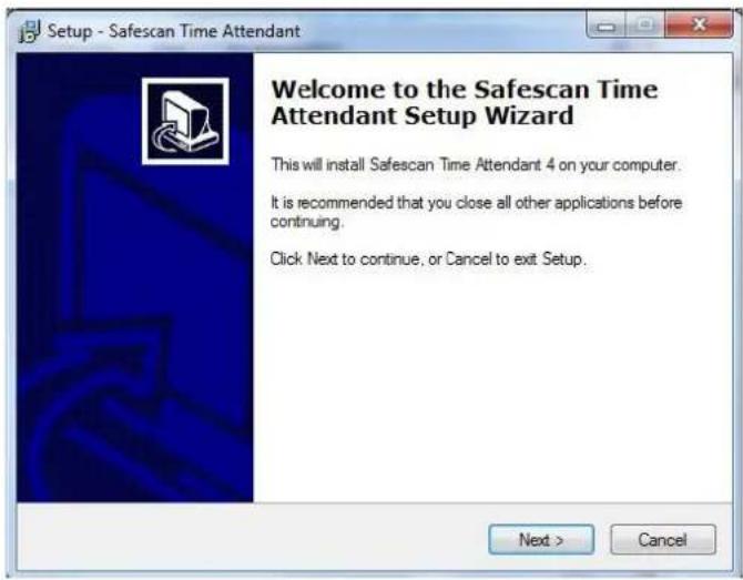 Safescan Time Attendance Workforce Planner - Het programma installeren - 1