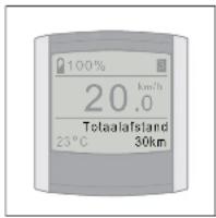 100% 20.0 Totaalafstand 23°C 30km