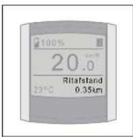 100% 20.0 Ritaftstand 23°C 0.35km