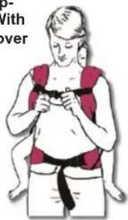 Ergobaby Draagzak - Directions for Back Position with Piggy Back Method - 3