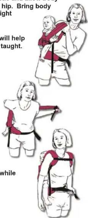 hip. Bring body ight will help taught. while