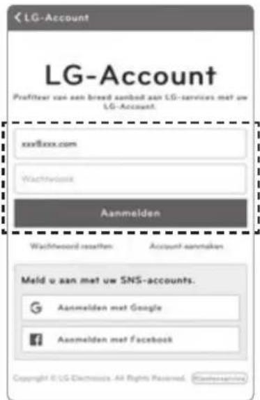 LG-Account Profitter van een breed symbol aan LG-services met uw LG-Account. xxdfxxx.com Wachtwocink Aanmelden Wachtwocink resulten Account aanmelden Meld u aan met uw SNS-accounts. G Aanmelden met Google f Aanmelden met Facebook Copyright © LG-Electronics. All Rights Reserved. ©2019-05-01