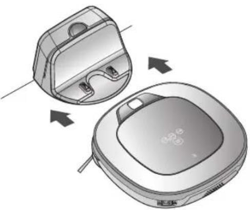 LG Hom-Bot VR9647PS - Automatisch opladen - 1