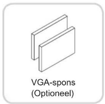 VGA-spons (Optioneel)