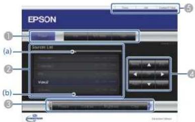 EPSON EB-X39 - Bedieningsvenster Crestron RoomView - 1