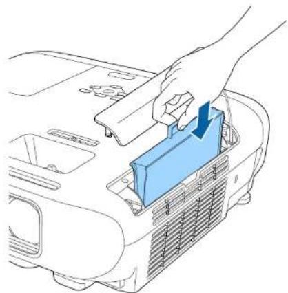 EPSON EB-X39 - Onderhoud van de luchtfilter en ventilatieopeningen - 1