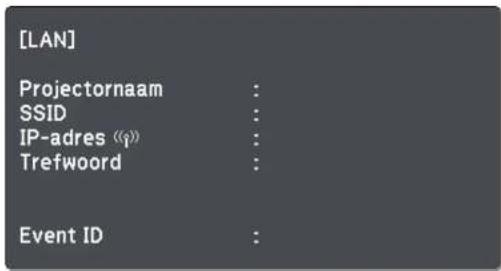 [LAN] Projectornaam: SSID: IP-adres: Trefwoord: Event ID: