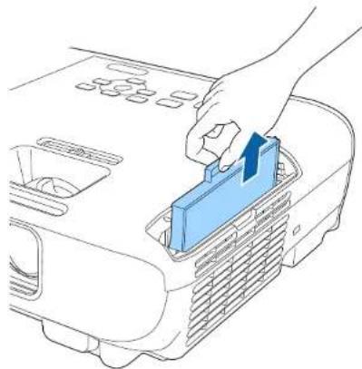 EPSON EB-W05 - Onderhoud van de luchtfilter en ventilatieopeningen - 2