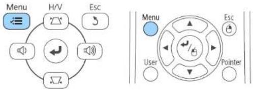 Menu H/V Esc User Pointer