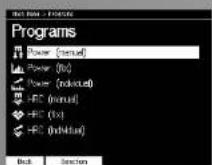 KETTLER Axiom - Menu bediening - 4